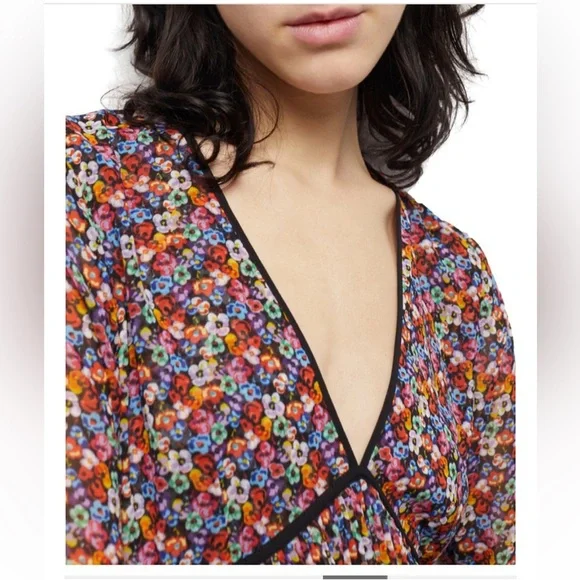 The Kooples Floral Mini Dress - Picture 3 of 7